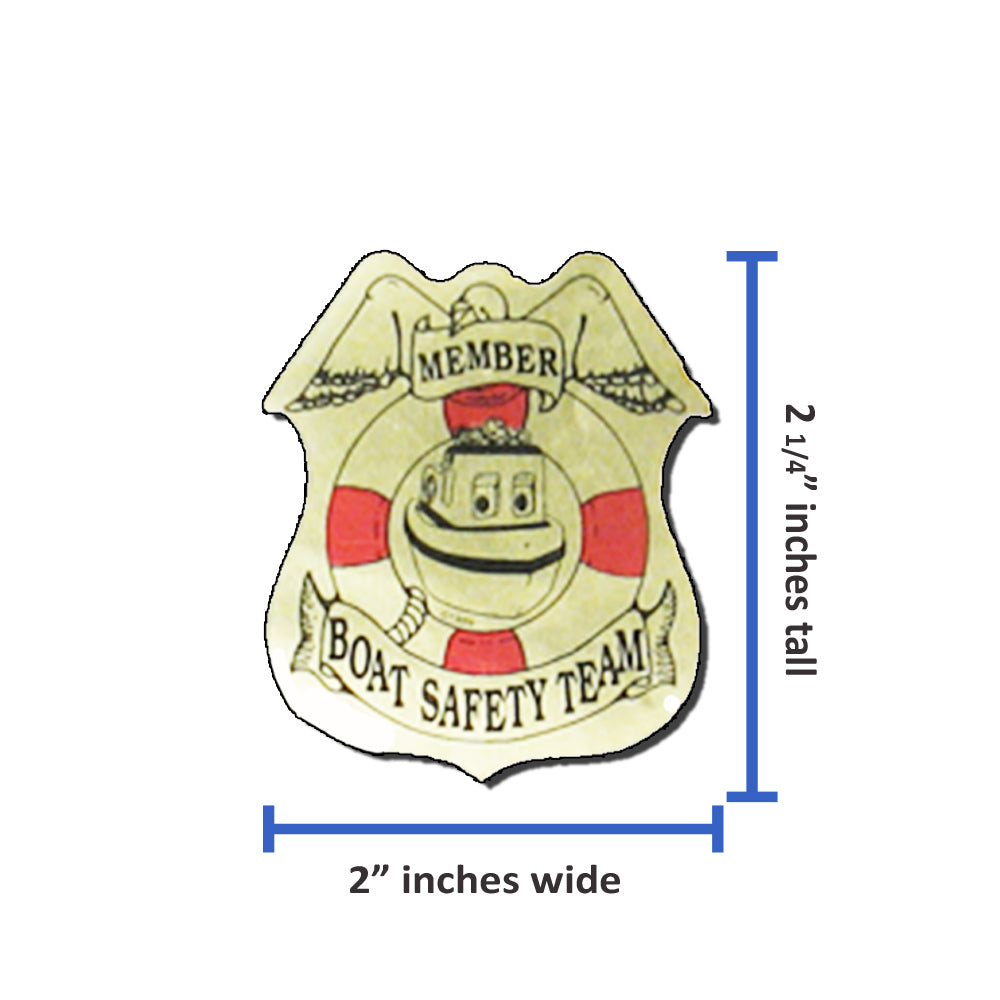 Bobby Shield Sticker (roll of 500)