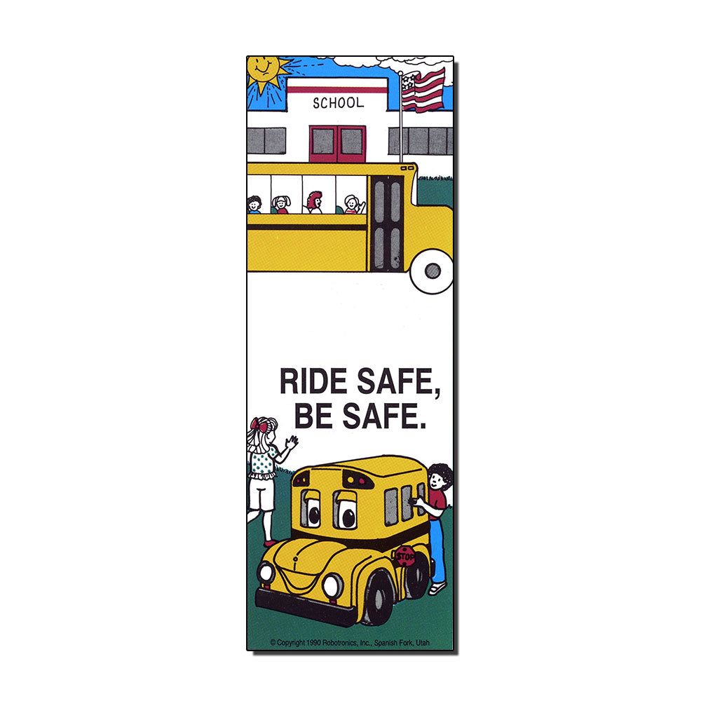 Buster Ride Safe Be Safe Bookmark (pack of 100) – Robotronics