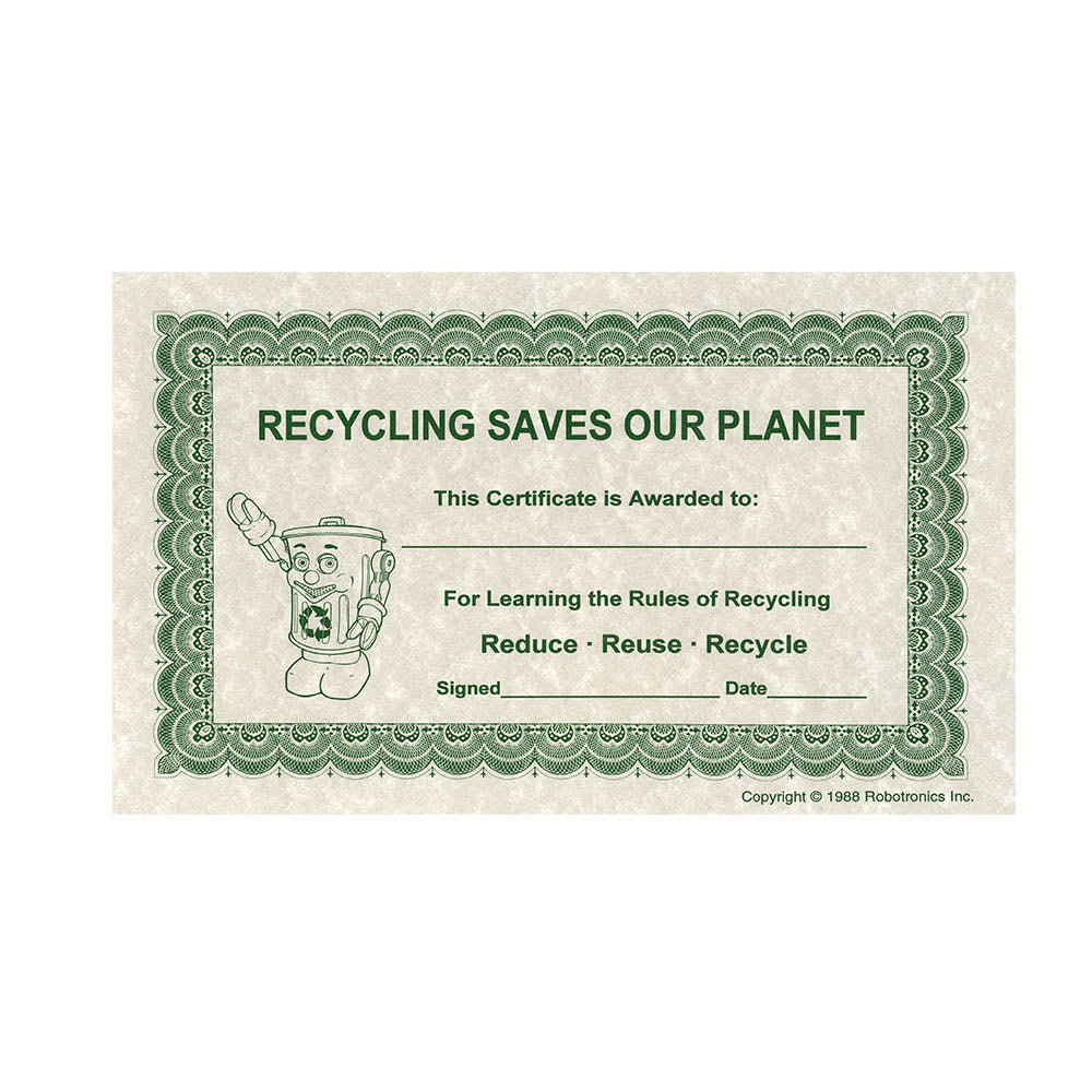 Curby Certificate (pack of 100)