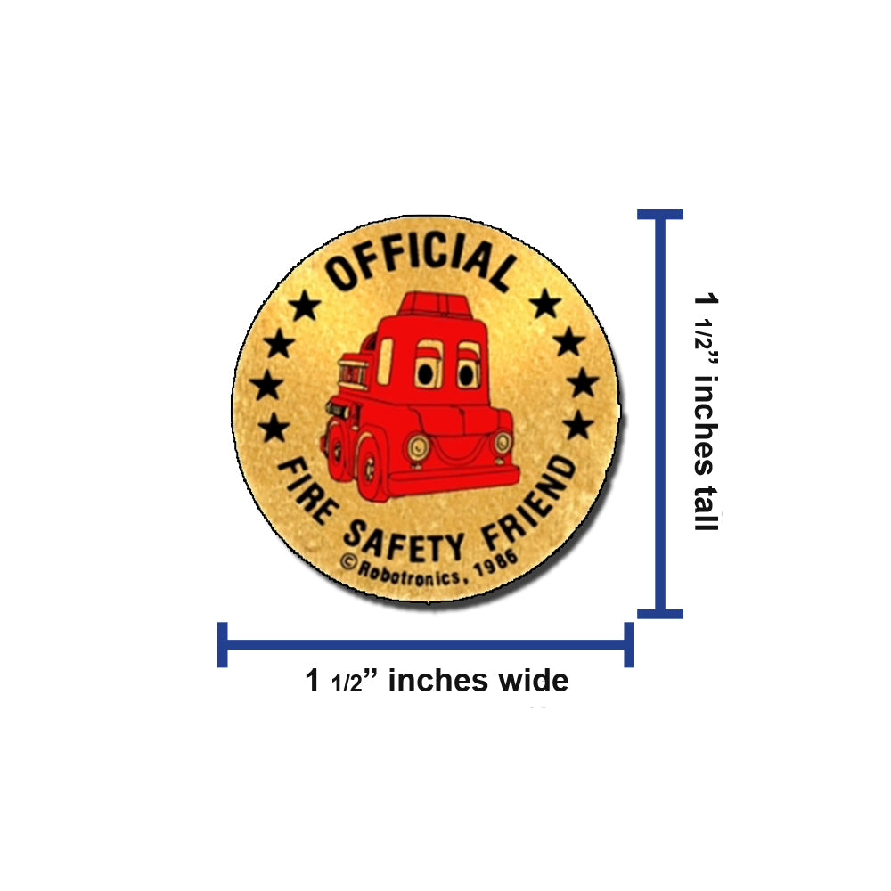 Freddie Small Sticker (roll of 500)