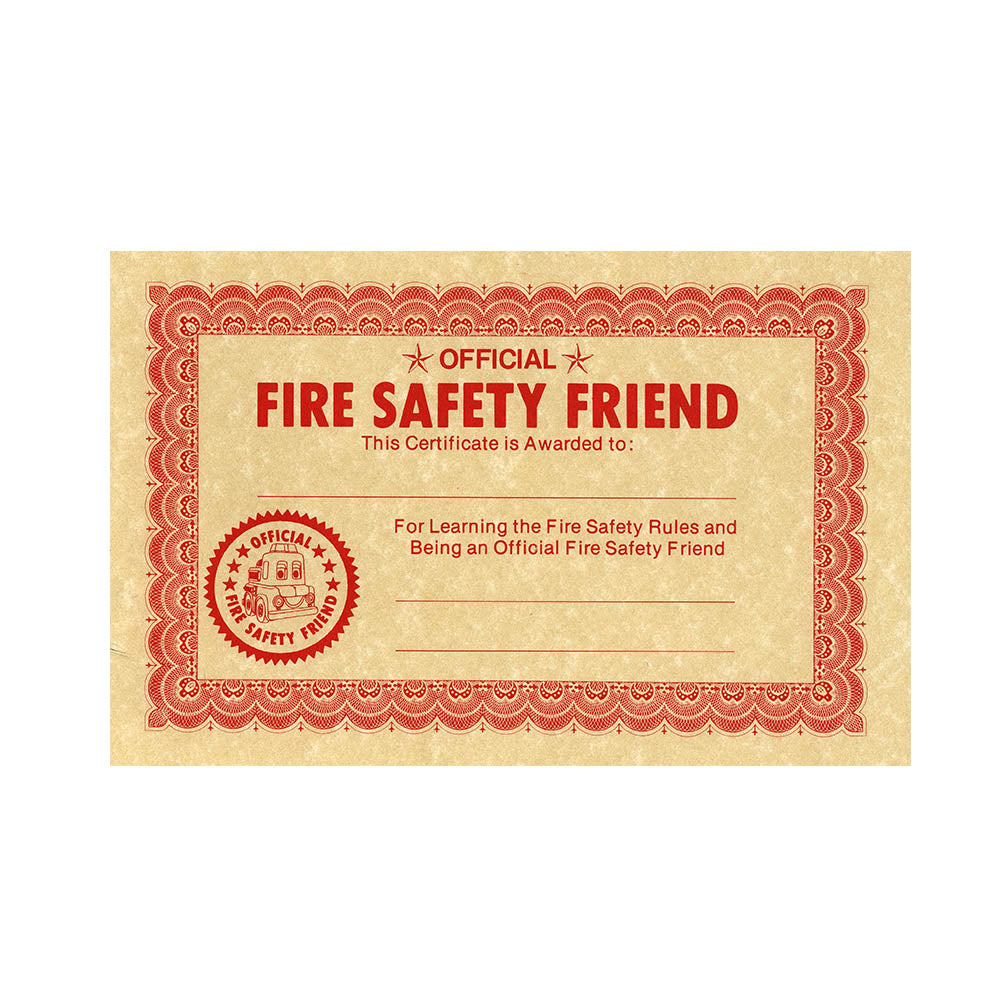 Freddie Certificate (pack of 100)
