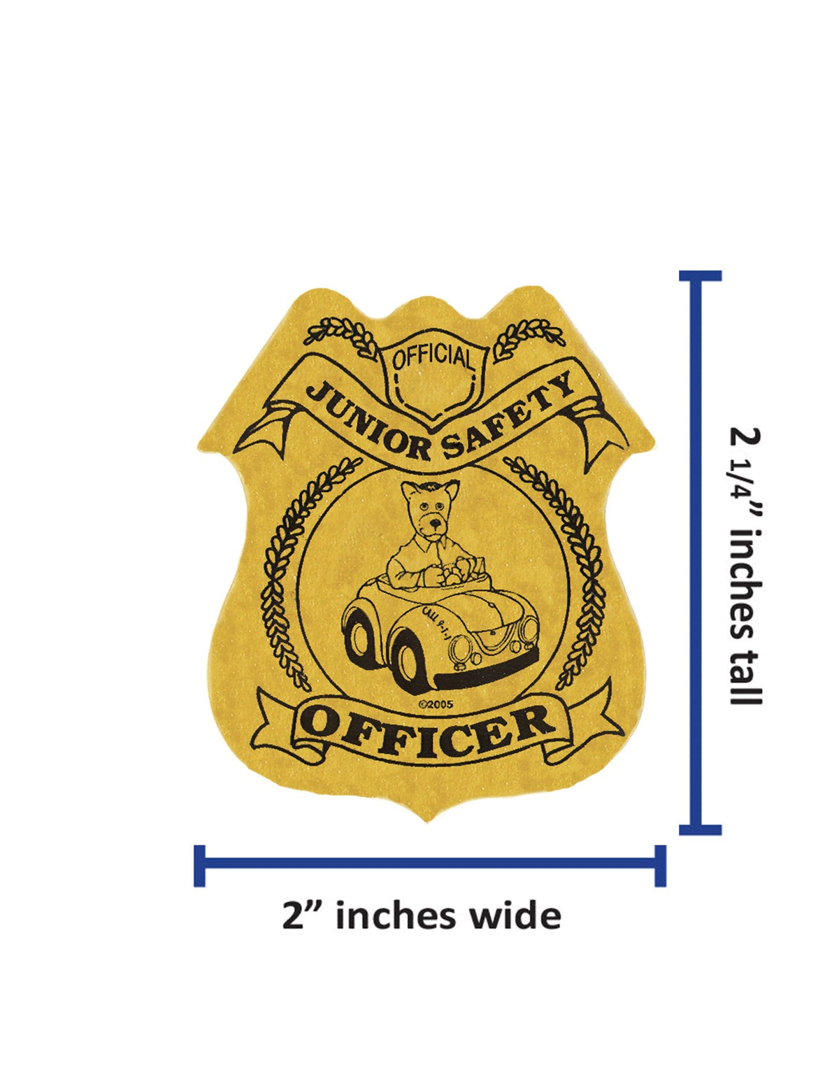 K.C. Shield Sticker (roll of 500) – Robotronics