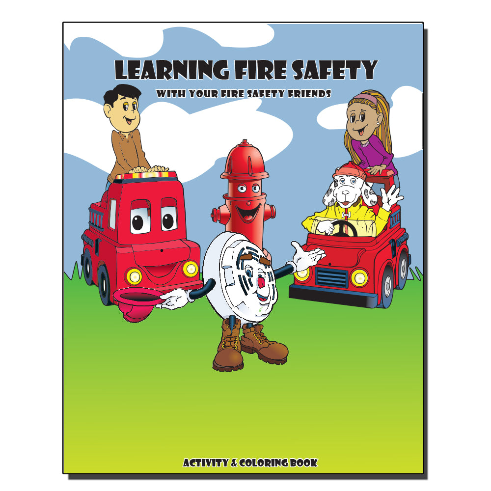 Learning Fire Safety Coloring Book (pack of 50)