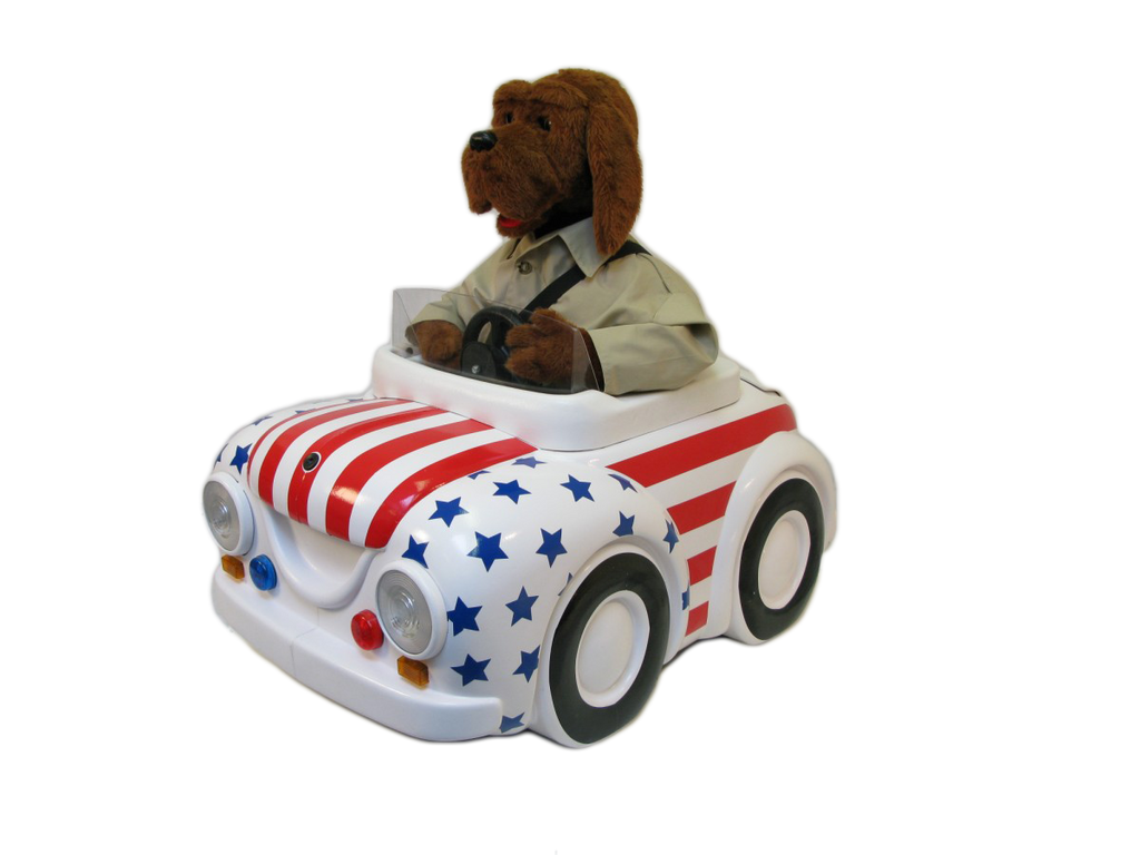 McGruff the Crime Dog & Cruiser Robot