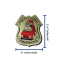 Patches & Pumper Shield Sticker (roll of 500)